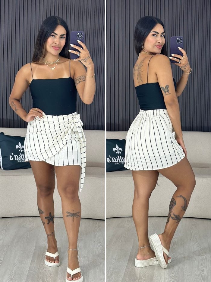 shorts saia zaia off com preto 1815