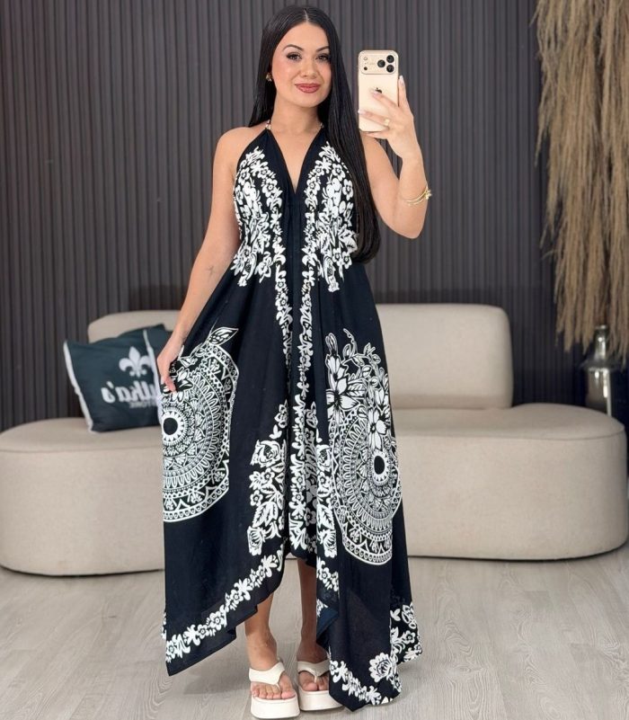 vestido indiano preto com branco vi 1831 vestido indiano preto com branco vi 1831