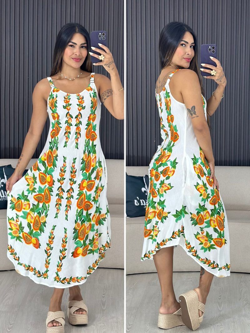 vestido indiano alcinha branco 2000