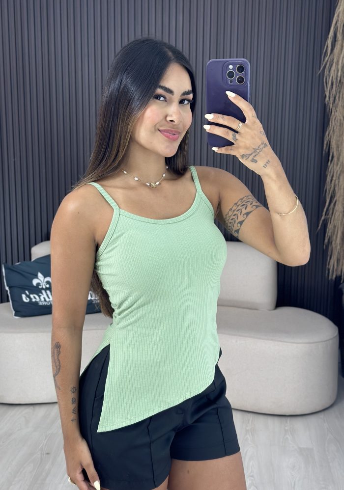 bata alcinha com barra assimétrica verde 4023 bata alcinha com barra assimétrica verde 4023