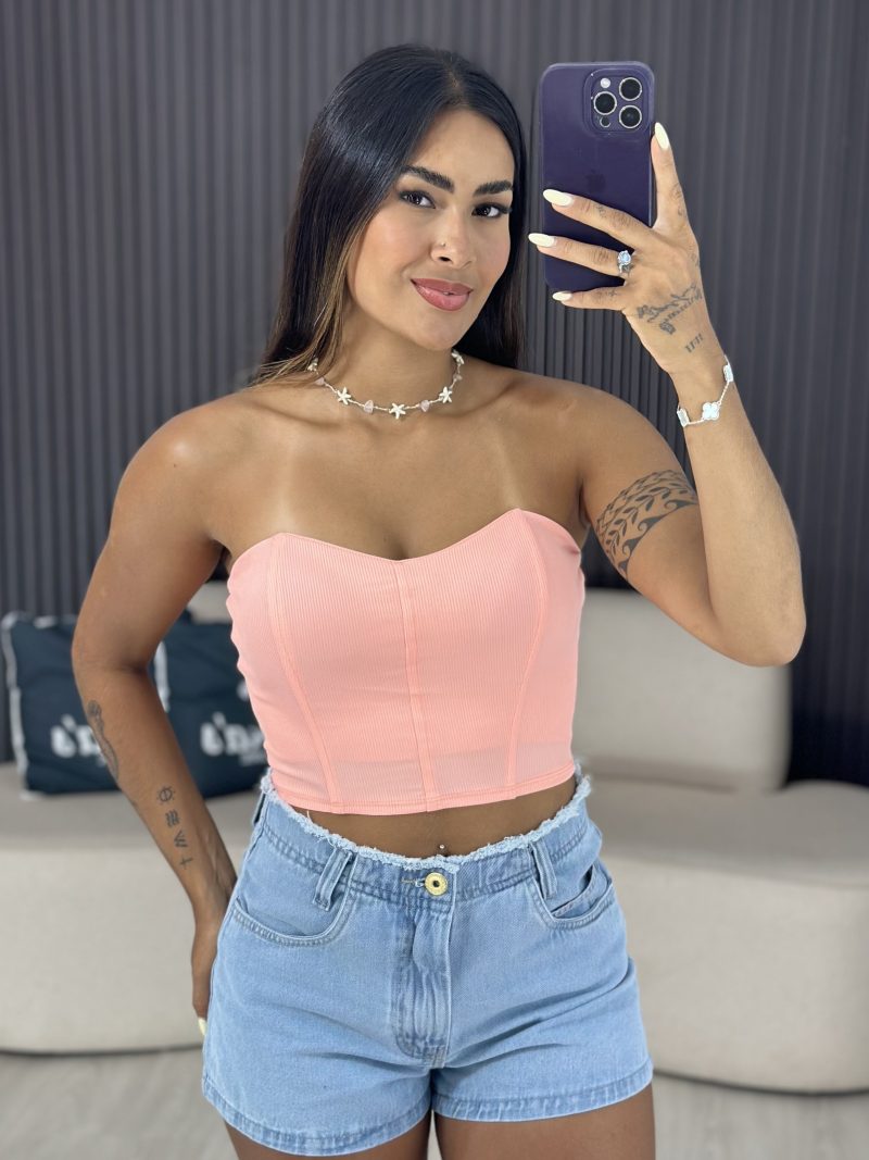 cropped tomara que caia salmão 6127