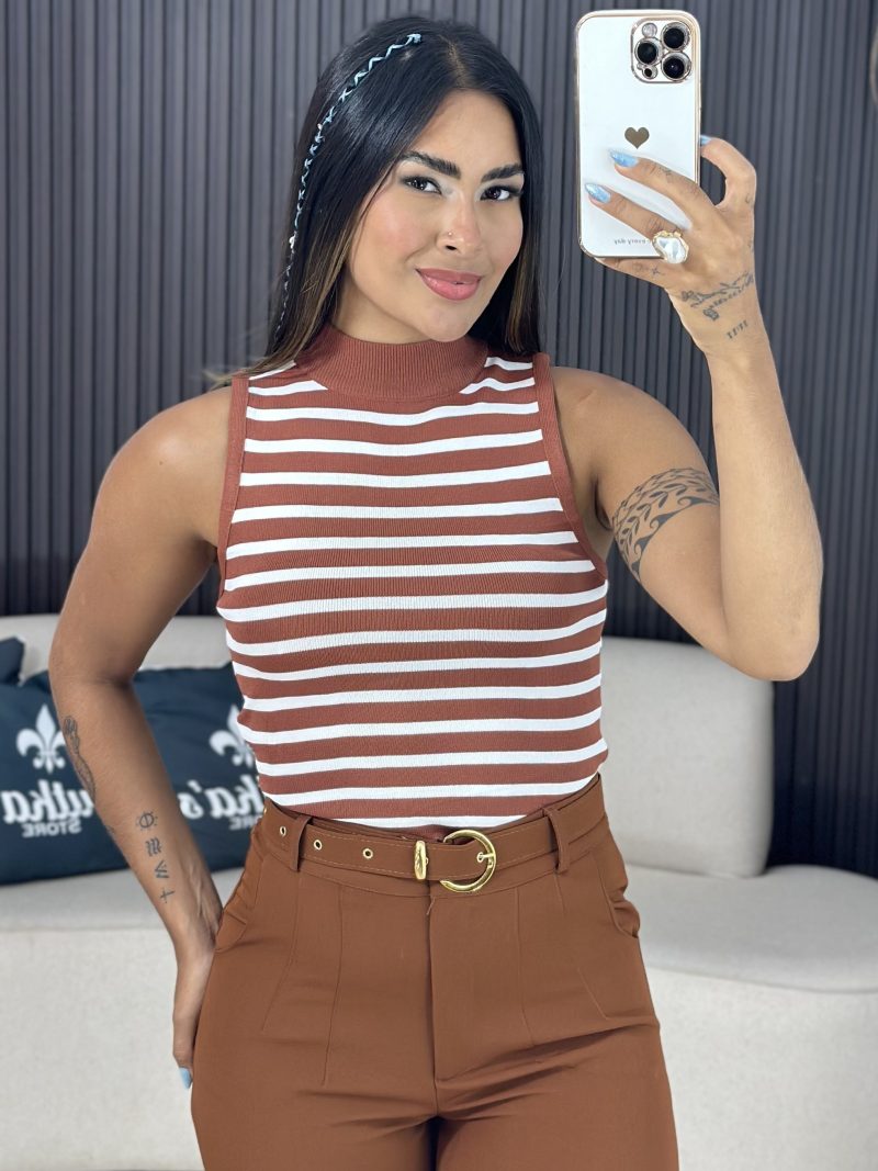 regata listrada verde e branco 6191