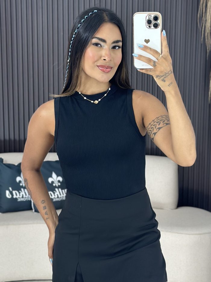 cropped regata canelada preta 6182 cropped regata canelada preta 6182