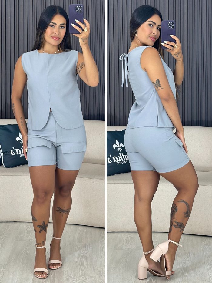 conjunto confort samantha rosa 6056