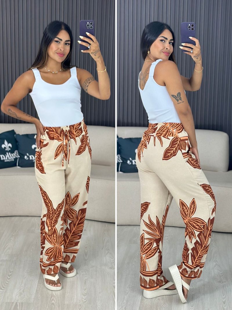 calça pantalona flora rosa 6013 (cópia)