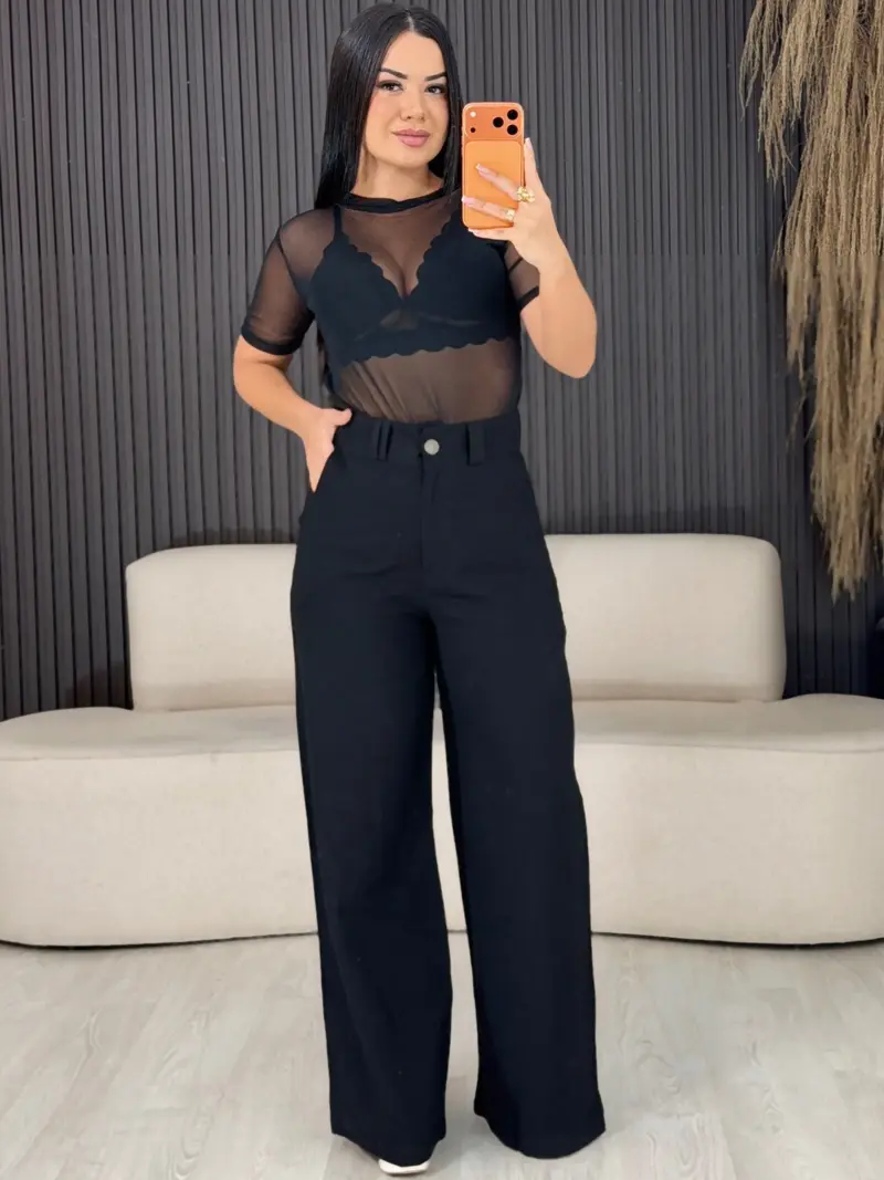 calça sensorial preta 6596