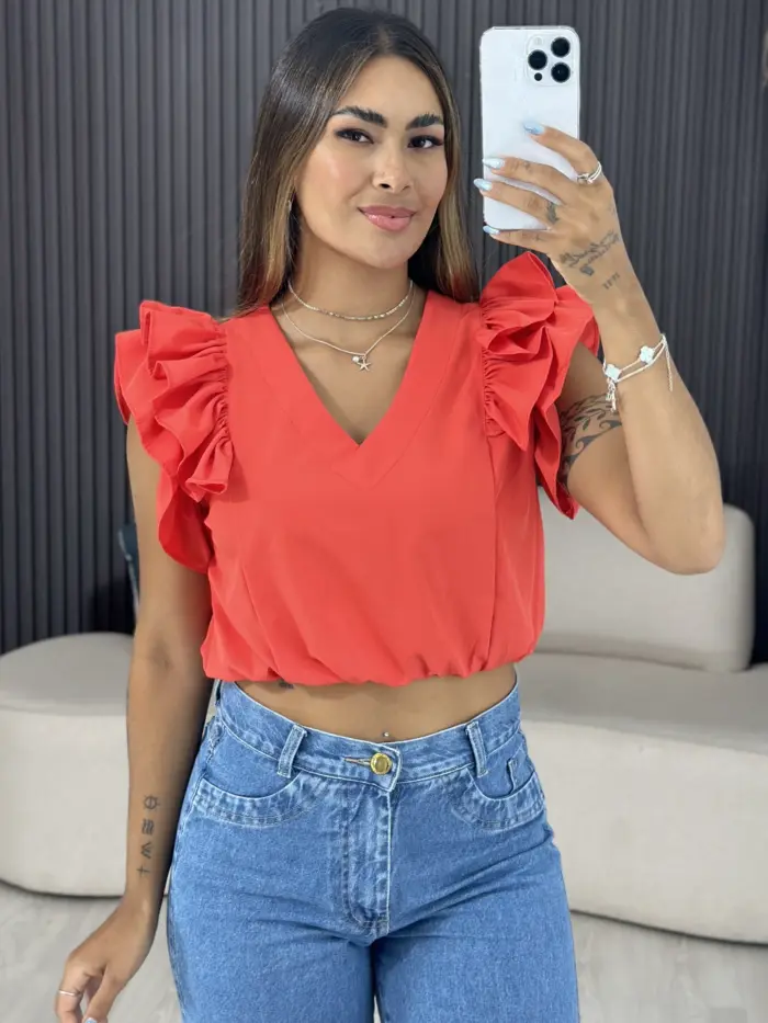 cropped manga bufante vermelho 6411 (cópia)