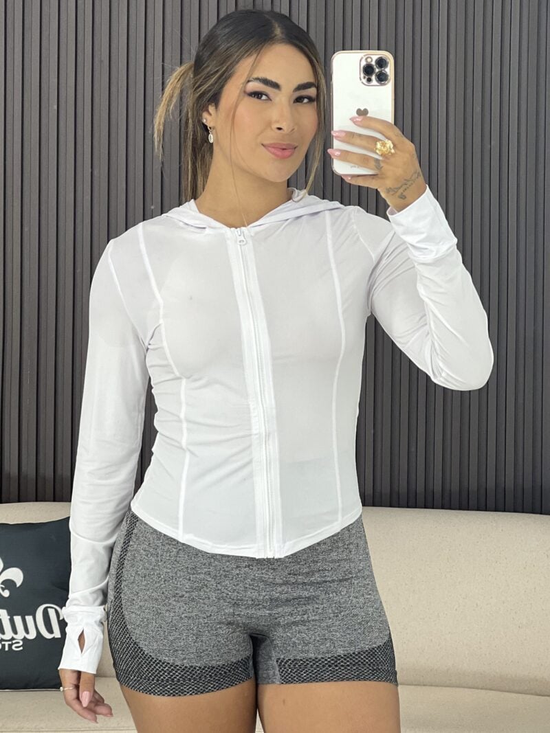 jaqueta fitslim rosa