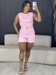vestido longo elô bege com preto 6559