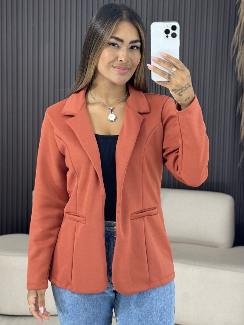 blazer rosa bebê 6619