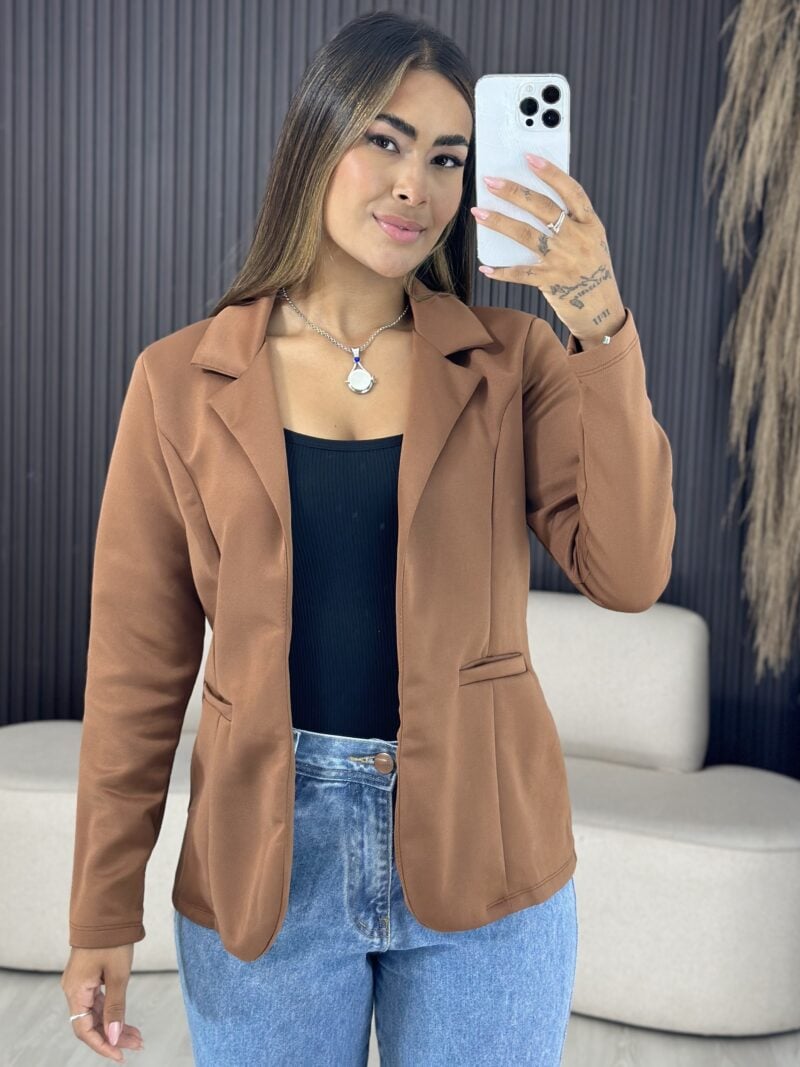 blazer rosa bebê 6619
