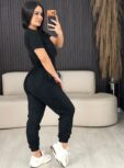 conjunto suéde preto 6627