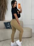 calça legging bege 6815