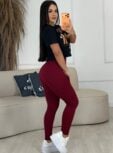 calça legging bege 6815