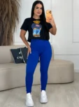 calça legging bege 6815