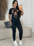 calça legging bege 6815