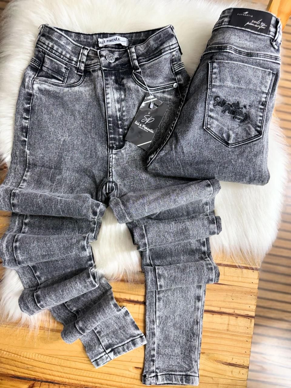 calça jeans skinny estonada 6692