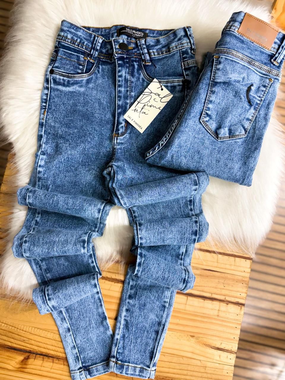calça jeans skinny estonada 6692