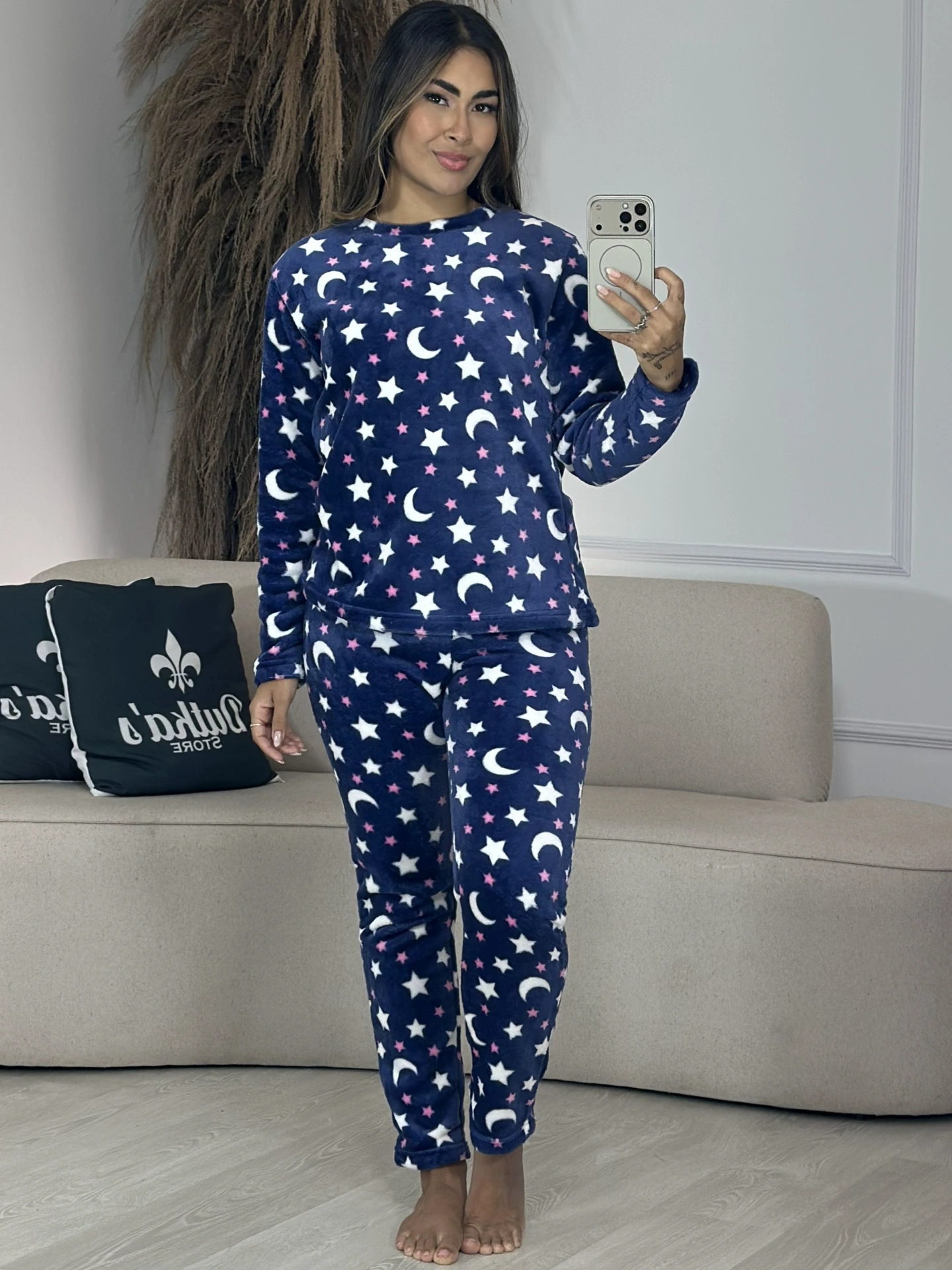 pijama plush rosa com ursinho 6881