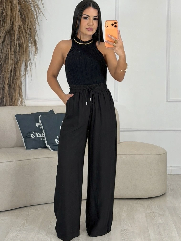 conjunto de saia e blusa de moletom branco 6906