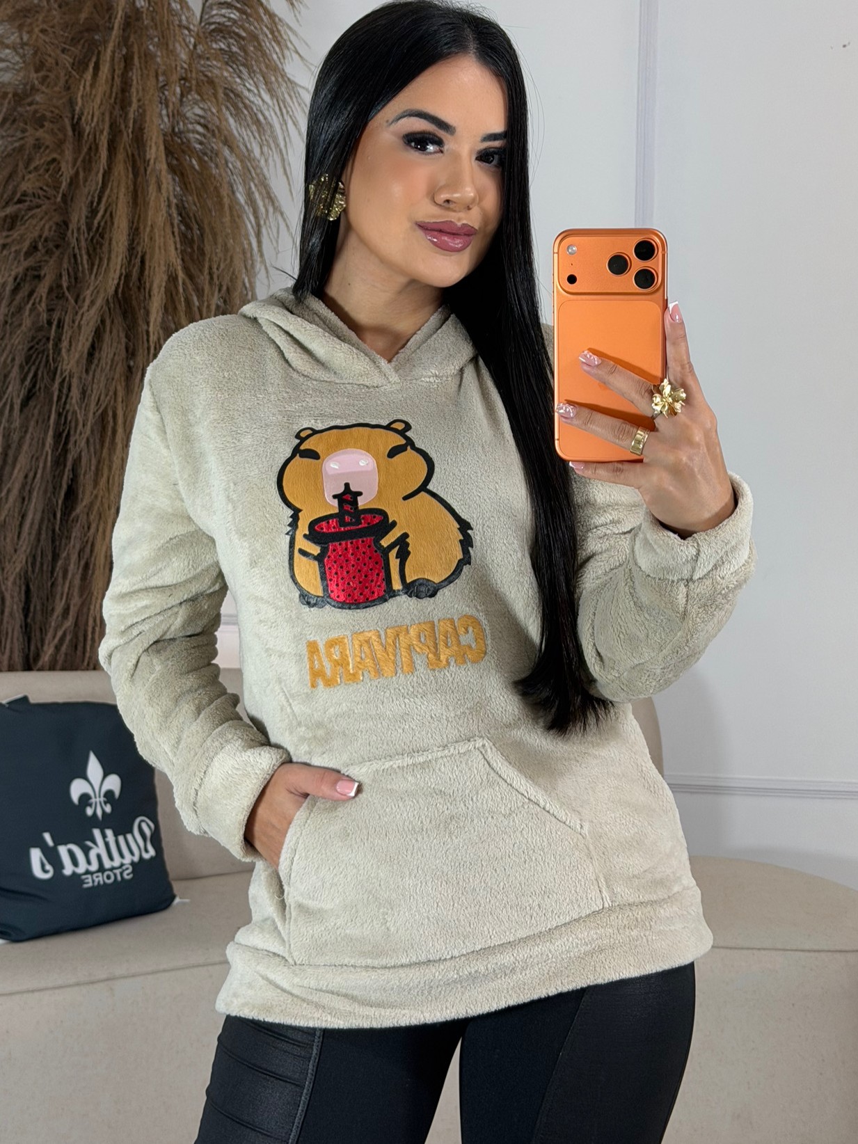 moletom soft nude de capivara 6900