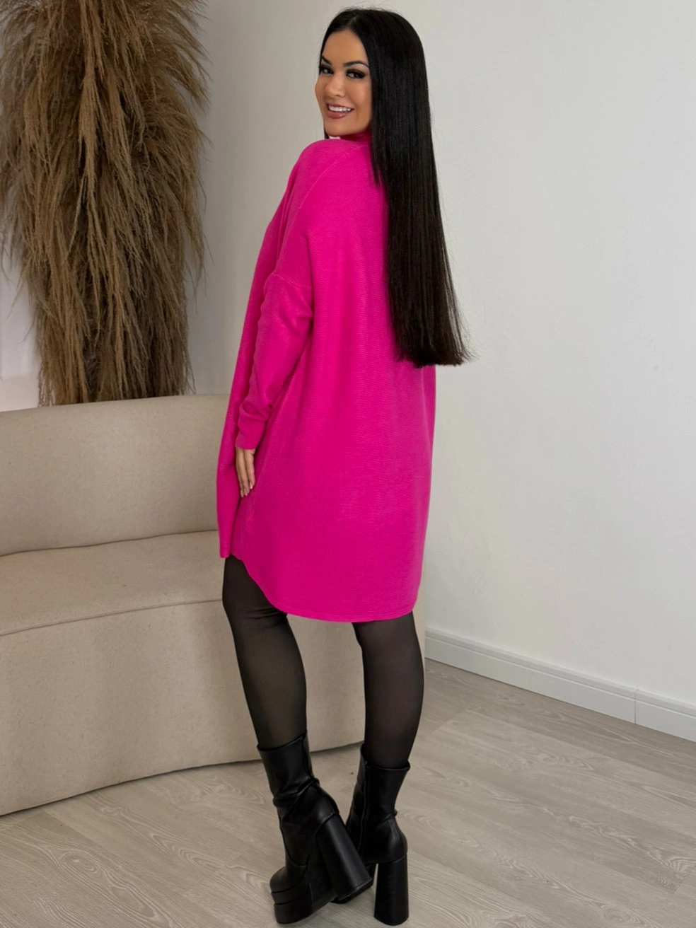 vestido suéter oversized gola alta marrom 7033 (cópia) vestido suéter oversized gola alta marrom 7033 (cópia)