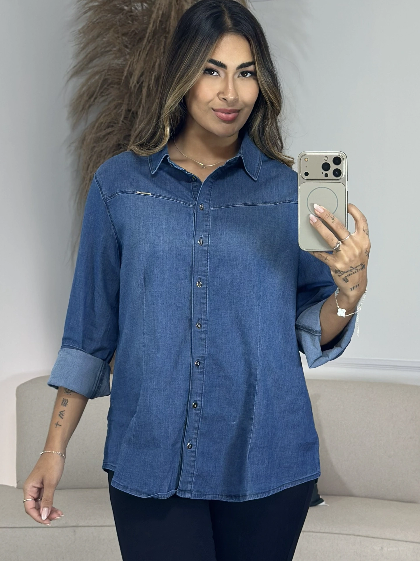 conjunto de saia e blusa de moletom preto 6903
