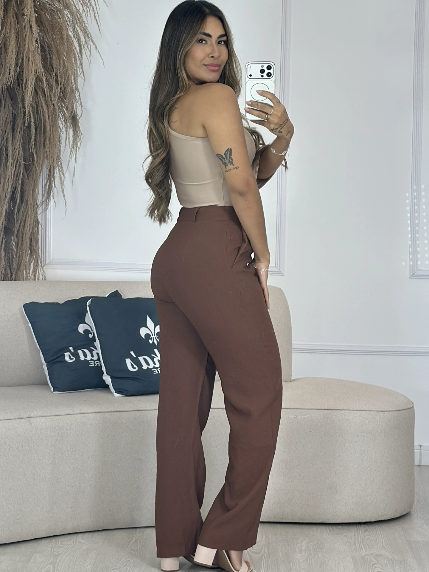 calça linho preto 6887 calça linho preto 6887