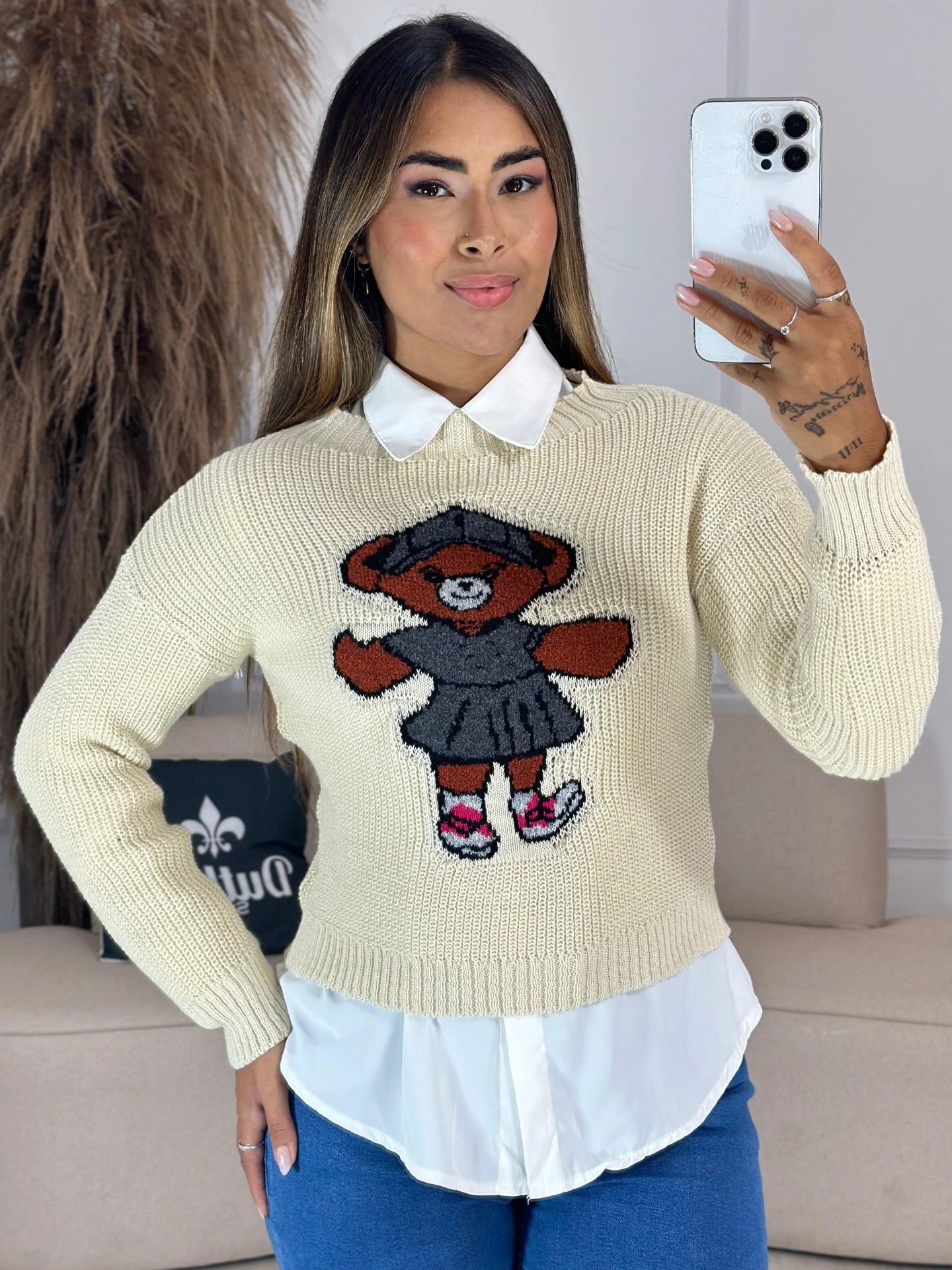 tricot urso california vinho 6840 (cópia)