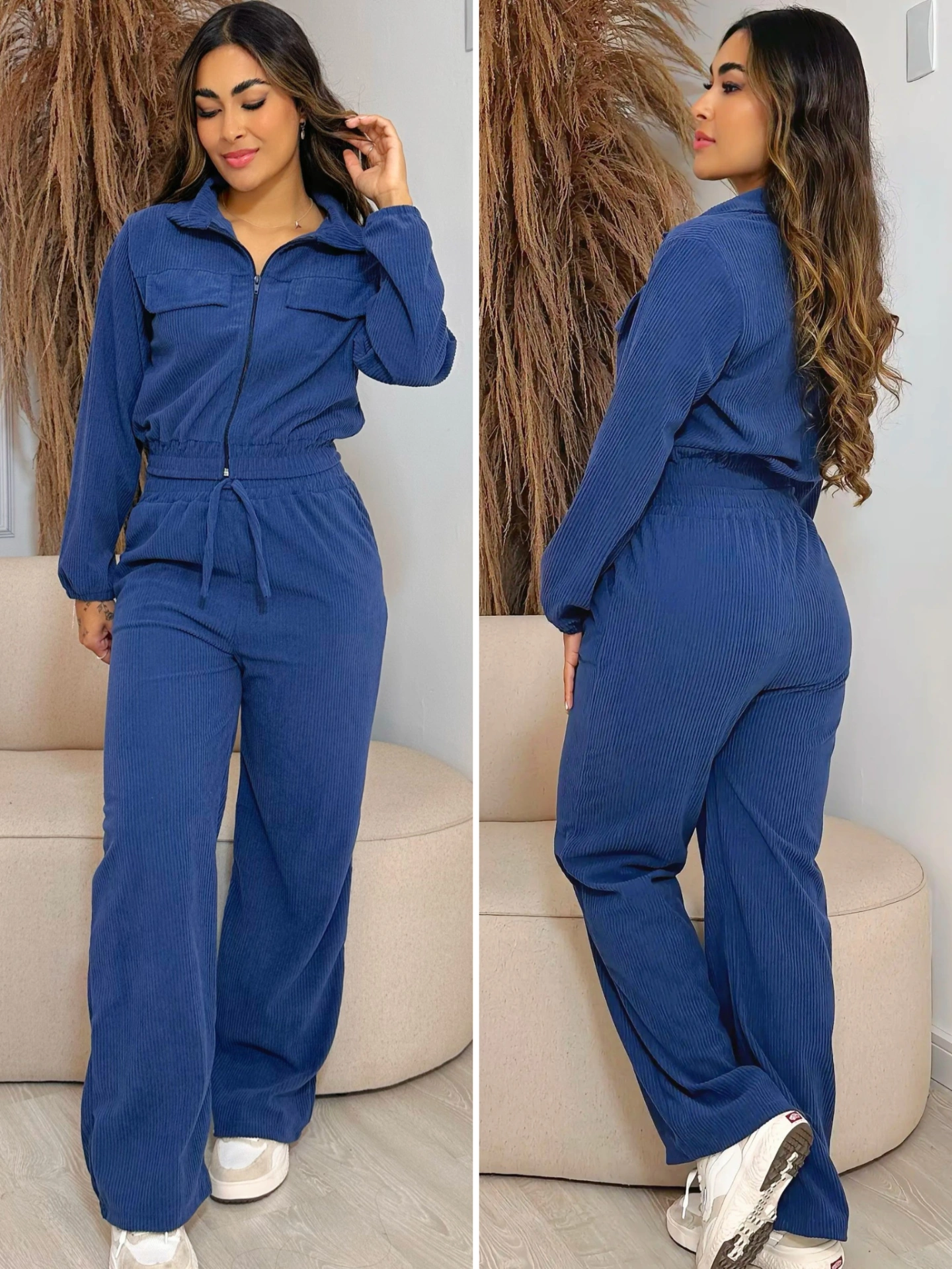 conjunto cotelê sofia rose 7061